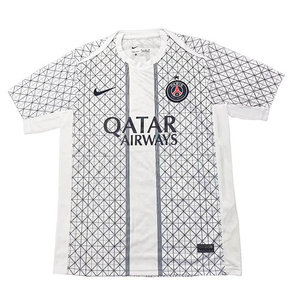 Paris saint-germain maillot spécial d'entraînement d'avant-match uniforme de football blanc pour hommes vêtements de sport haut chemise de sport 2025-2026